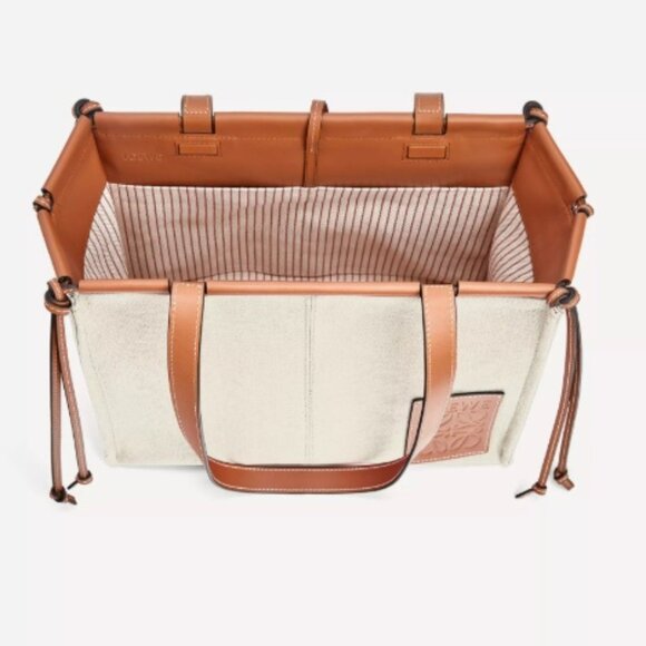 NWOT - Loewe Cushion Canvas & Leather Tote – Small - Picture 3 of 16